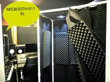 MICBOOTH-911 XL /Portable Stand-In Vocal Booth Big 2' x 4'