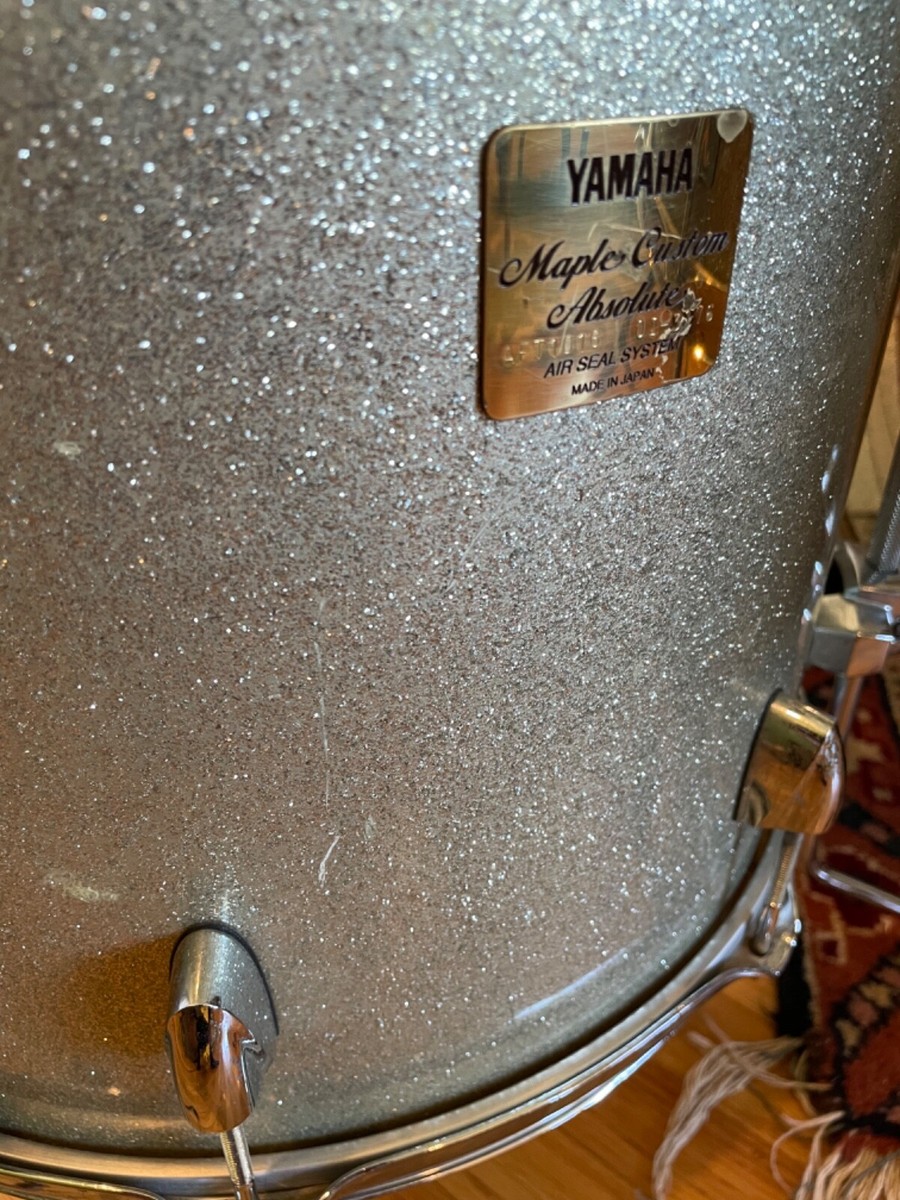 Yamaha Maple Custom Absolute Silver Sparkle Kit | eBay Yamaha Maple Custom Absolute Silver Sparkle Kit | eBay