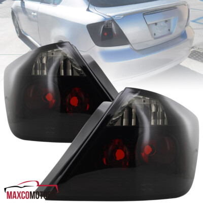 Black/Smoke Tail Lights Fits 2004-2010 Scion tC Rear Brake Lamps Left+Right