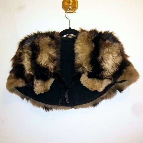 shoulder fur cape