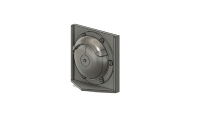 N Scale Train Parts - Locomotive Gong Bell with Nose Insert (Qty 4)