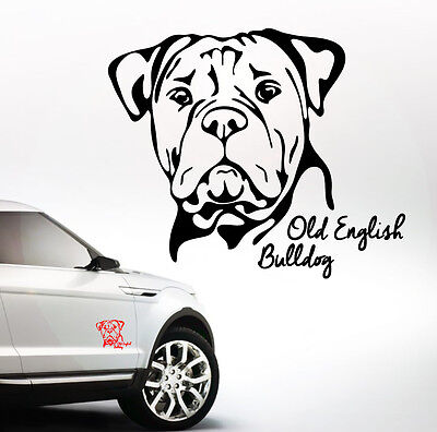 Britische Bulldogge Flagge Aufkleber/Aufkleber,Auto Motorrad Van #3