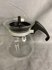 Pyrex Corning 4” Single Cup Coffee Tea Stovetop Carafe Pot No Markings