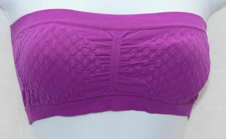 Bandeau púrpura sin tirantes Native Intimates para mujer talla mediana Foto 3 de 4