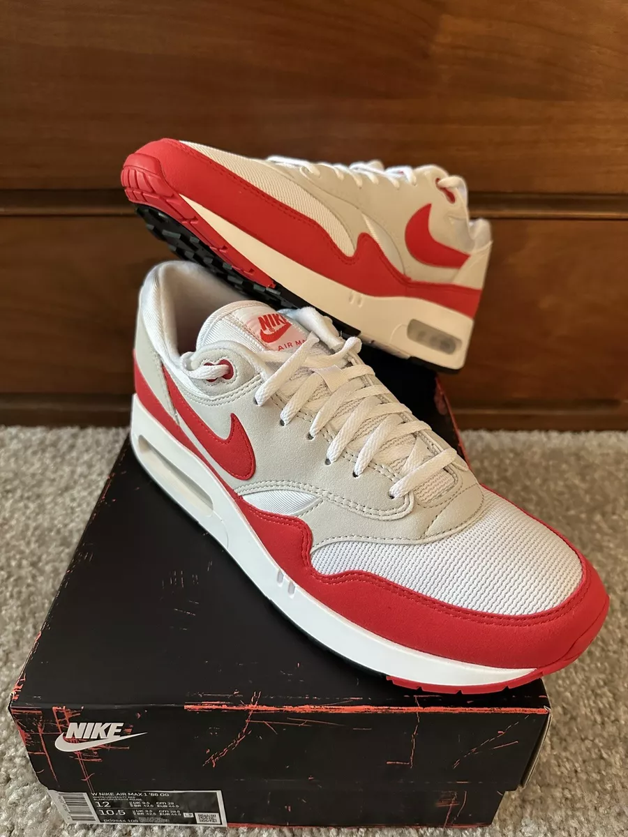 Brand New Air Max 1  OG Big Bubble University Red Women's