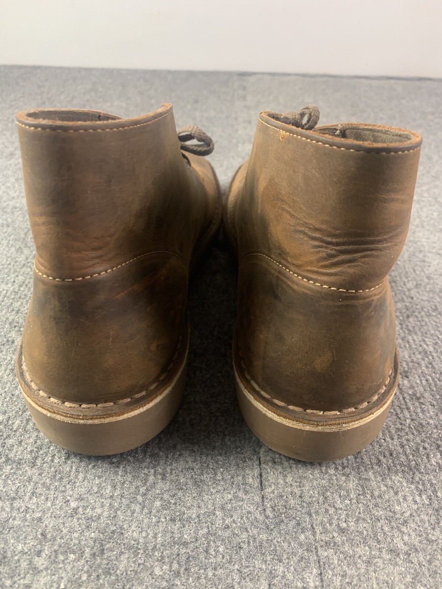 Clarks Collection Mens Distressed Leather Chukka Boots Size  display picture 1