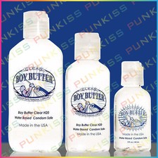 BOY BUTTER Clear Water Based Lube Natural Long Lasting Lubricant w/ Vitamin E