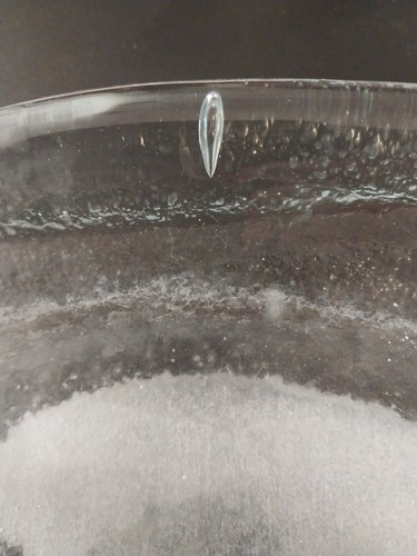 BLENKO CLEAR ART GLASS FREEFORM MID CENTURY MODERN HEAVY RARE - Picture 3 of 4