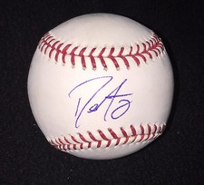 Dustin Ackley Signed OML Baseball Ball New York Yankees