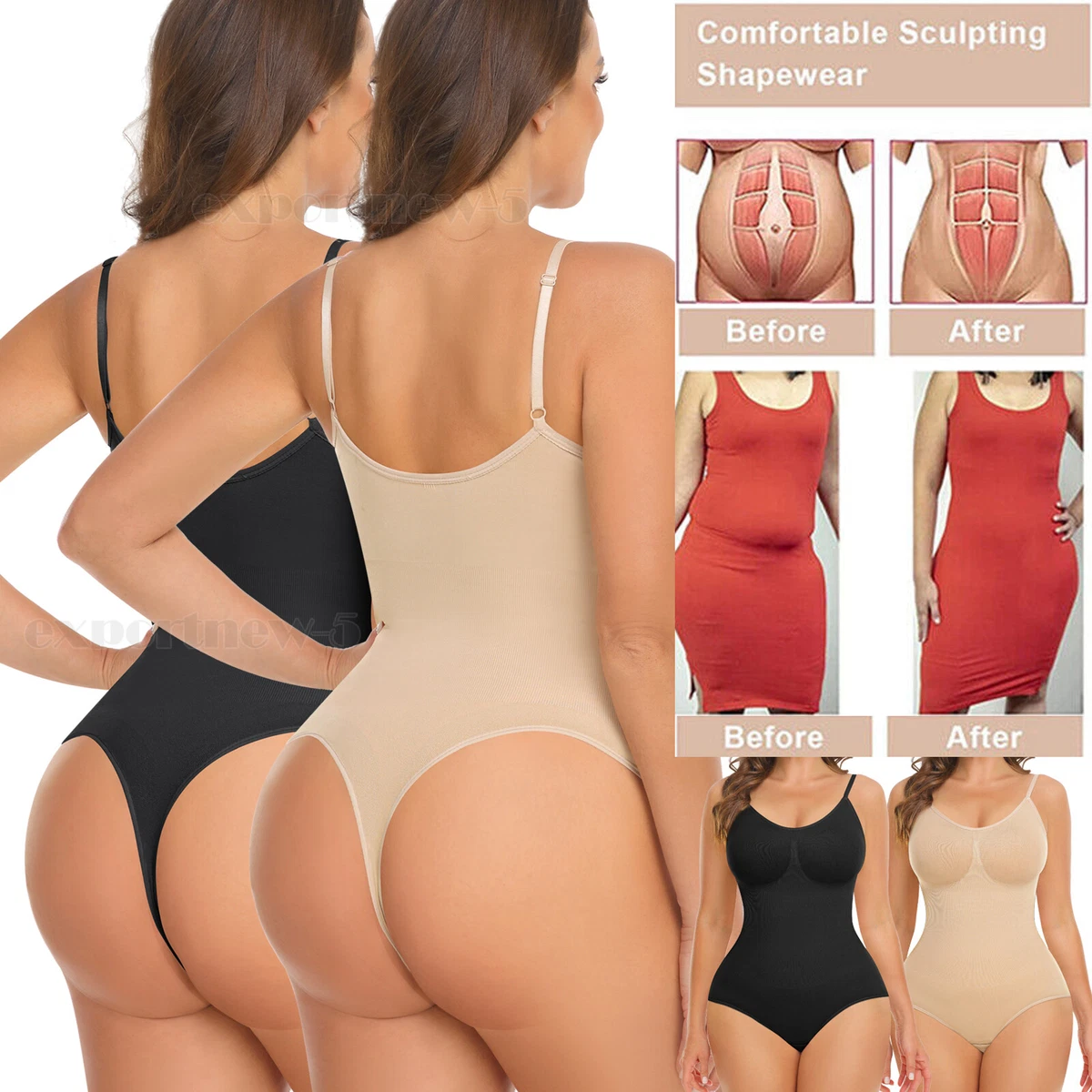 Cupid Women's Firm Control Wonderful U Shaping Camisole Shapewear