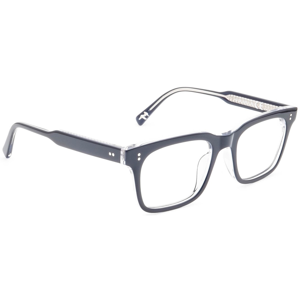 Maui Jim Eyeglasses MJO 2228-08K Navy with Crystal Square Frame