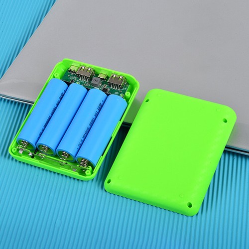 Dual USB DIY 4x18650 Battery Power Bank Case Shell Charger Box For Cell Phone US - Photo 18 sur 27