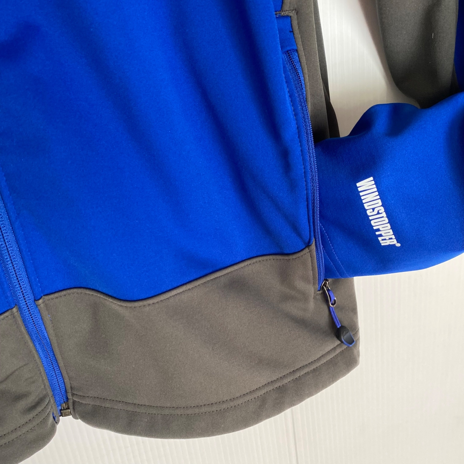 LL Bean mens large Windstopper royal 