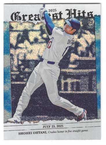 2026 Topps Shohei Ohtani #GH-17 Greatest Hits Blue Foil 148/150 SP