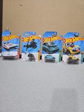 H2Go, Fiat 500e +2--2020's -Hot Wheels NEW  Set Of 4 Cars. 