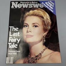 Newsweek Magazine September 27, 1982 Princess Grace Kelly Funeral Newsweek Magazine September 27, 1982 Princess Grace Kelly Funeral