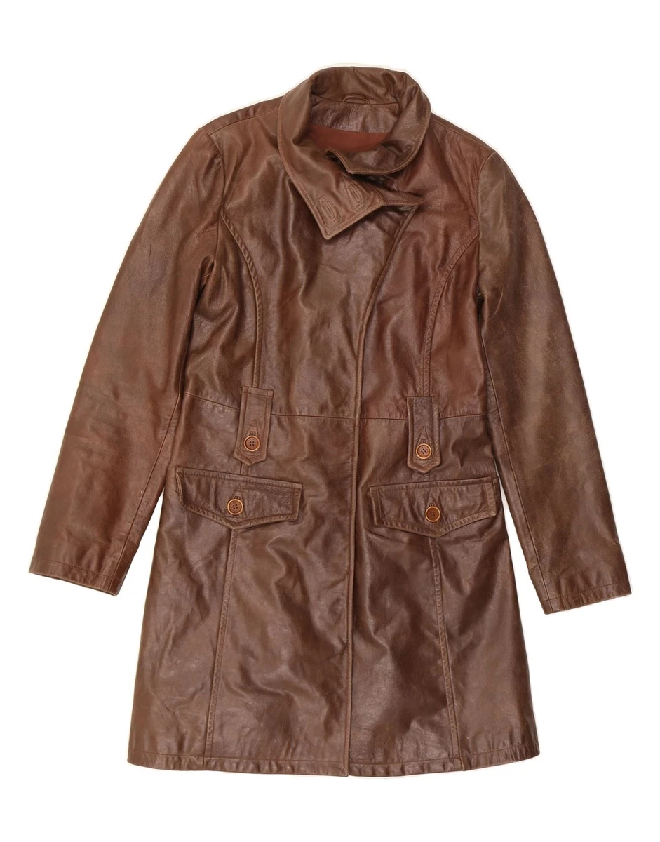 【SALE】 MAX&Co. ブラウンレザージャケット MAX&Co. Coats, Jackets & Vests Leather Outer Shell for Women for