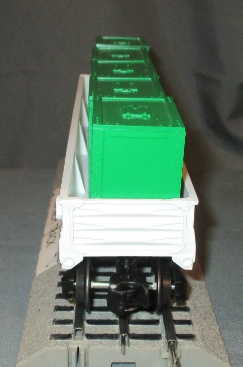 K-Line 6527 Christmas Sounds of Season Gondola w/ 5 Crates O/027 ga. wks/ Lionel - Image 4 of 4