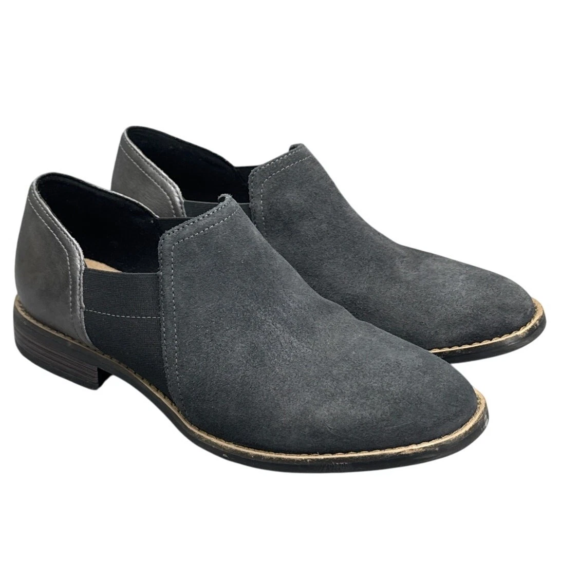 Mocassino Clarks Camzin Step nero scamosciato pelle metallizzata slip on comodo donna 10