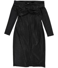 Ralph Lauren Womens Metallic Shift Dress