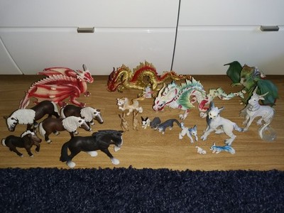 Schleich Drachen Chinesische Drachen Fabelwesen Pferde Kaninchen Katze Figuren