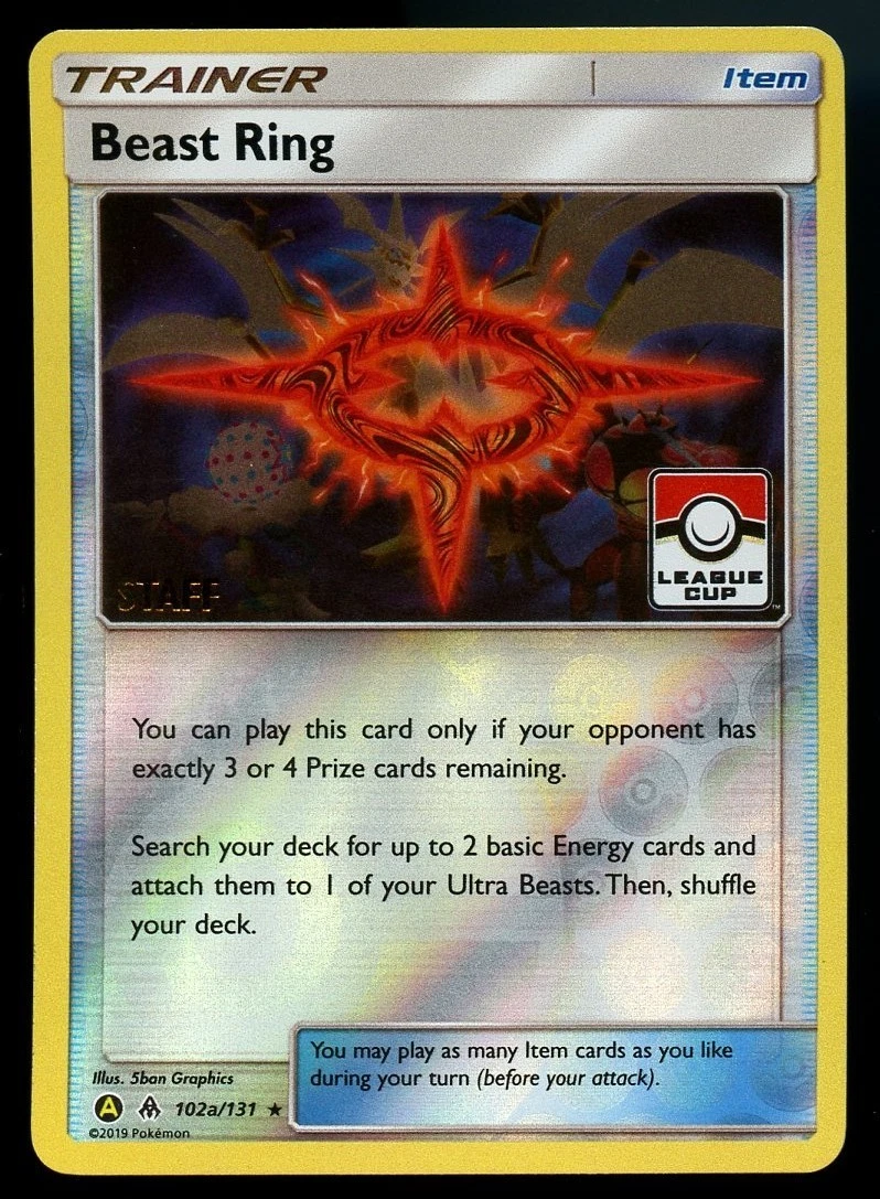 Beast Ring 102A/131 League & Championship Cards for sale