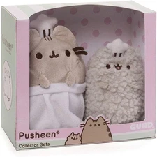 GUND Baking Pusheen & Stormy Collector Set – Official Plush Gift Box, 8.5”
