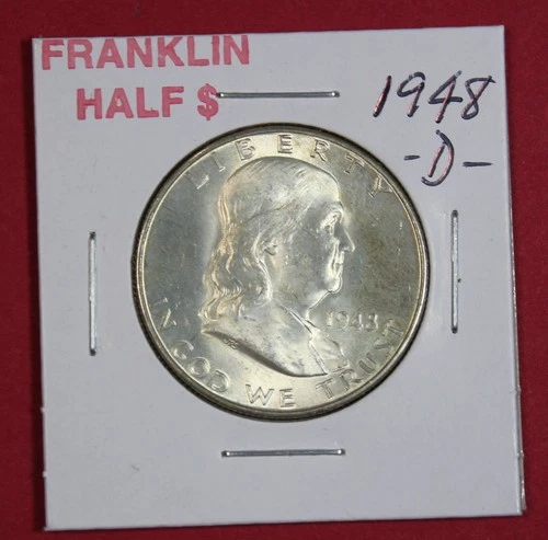 1948-D FRANKLIN HALF DOLLAR   *UNCIRCULATED*