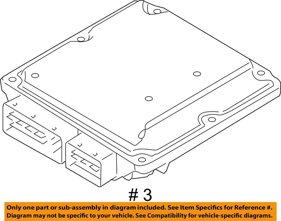 Volkswagen Tiguan 2013 módulo de control informático motor 2,0 L ECM ECM 06J906027FB Foto 3 de 4