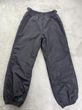 Vintage Columbia Snow Pants Womens Large Black Nylon Ski Winter Snowboarding