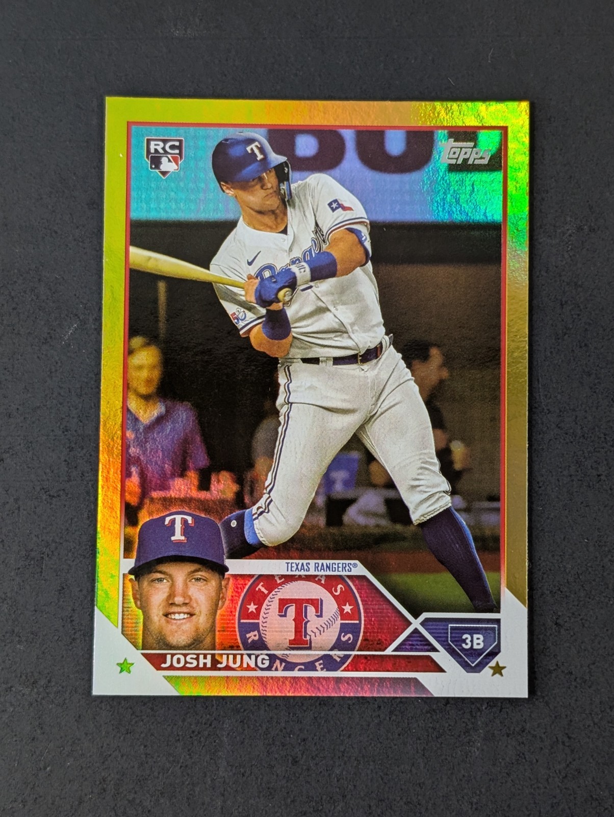 Josh Jung 2023 Topps #529 Gold Foil Rookie RC