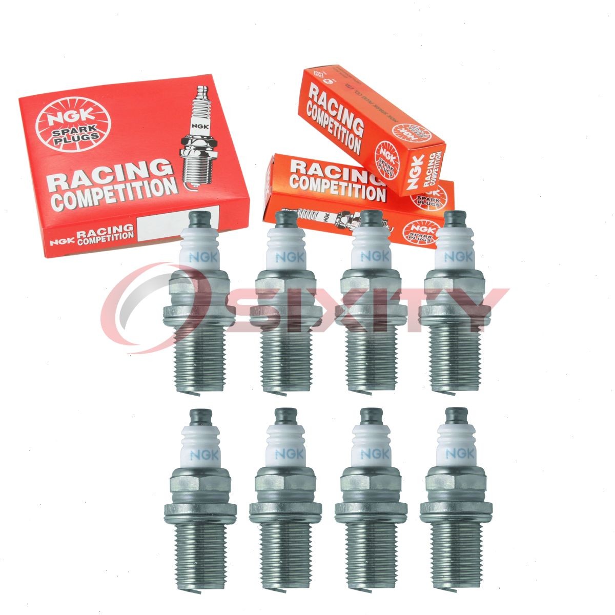 8 pc NGK 4985 R7282-105 Racing Spark Plugs for IWM01-32 94703-00332 mq
