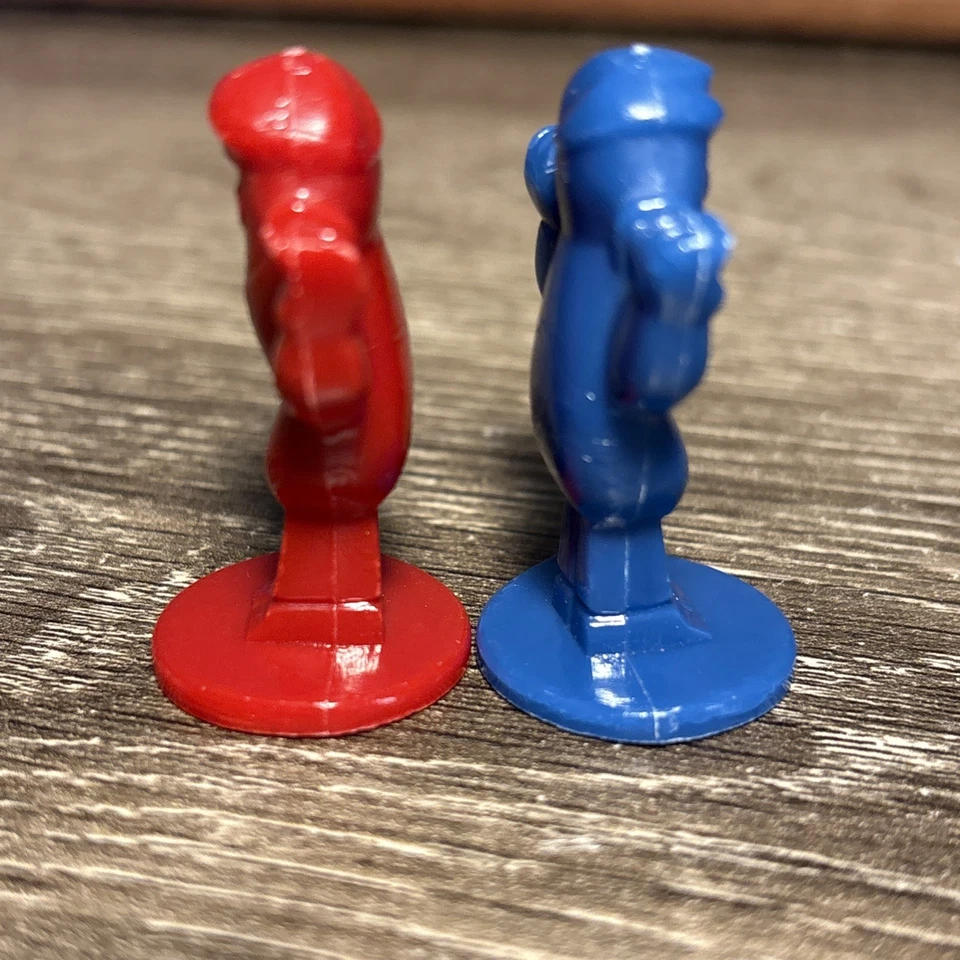 Juego de 2 piezas de repuesto vintage para juegos de cerebro Parker años 70 azul rojo G7 Foto 4 de 4