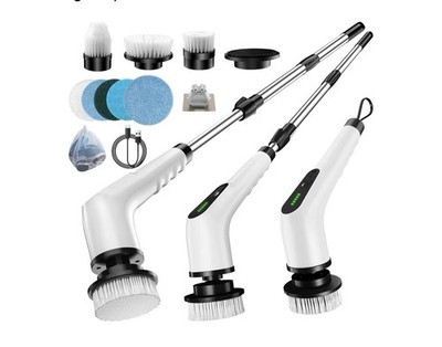 7 in 1 Electric Spin Scrubber Cordless Cleaning Brush with Extendable Handles