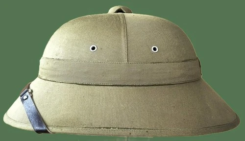 North Vietnam Viet Cong Khaki Sun Helmet 57cm. Unissued China-Made Orig. 1960s