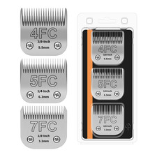 Hongnal 3Pack Dog Grooming Clipper Replacement Blades Compatible Andis Pet