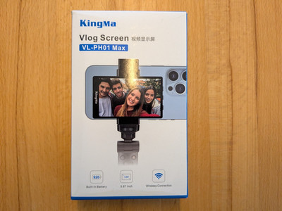 King Ma Vlog Selfie Monitor   Mini Bildschirm für iPhone Rückkamera   Kabel
