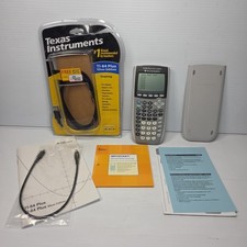 Texas Instruments TI-84 Plus Silver Edition With Cover Calculator