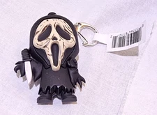 New Ghost Face Figure Bag Clip Series One. Spirit Halloween Exclusive, Bloody GF