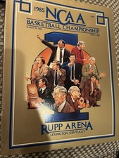 1985 NCAA Division 1 Men’s Basketball Program, Lexington Ky. G’Town -Villanova