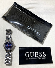 Guess Waterpro G65788 Quartz Analog Unisex Watch Blue Dial With Case  Manual
