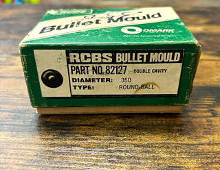 RCBS .350 Cal 2 Cavity Round Ball Bullet Mould Model 350 R MPN 82127