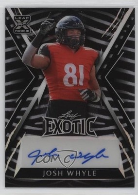 2023 Leaf Exotic Zebra Prismatic 7/13 Josh Whyle #BA-JW1 Rookie Auto RC 3hd