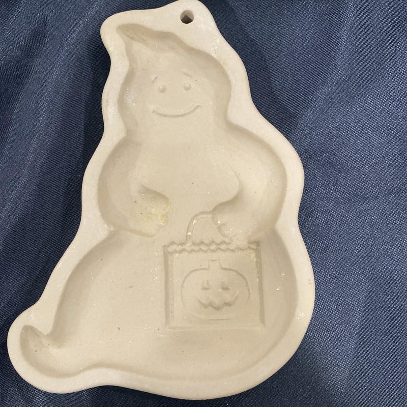 Vintage Halloween Brown Bag Cookie Company Ghost Mold  1990 With Recipe Book