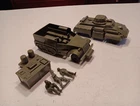 Vintage Marx, Army Training Center, Halftrack, Desktop, Garbage Cans & Tank...