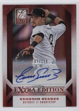 2013 Elite Extra Edition Franchise Futures Signatures Eugenio Suarez Auto 4l3