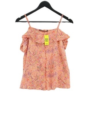 Hallhuber Women's Top UK 10 Multi 100% Viscose Basic