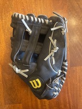 Wilson Elite Softball Glove 13" Inch A2449 Black RHT Oversized Pocket Custom Fit