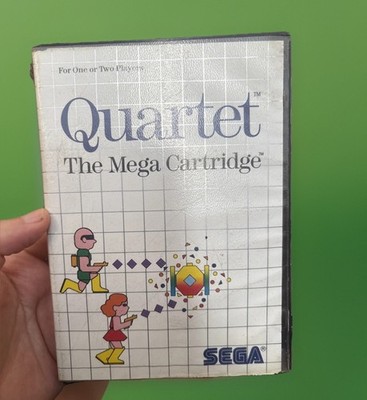 Quartet Sega Master System SMS - Missing Manual!!