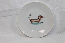 Vintage Rosenthal Kunstabteilung Raymond Peynet Konfekt Teller Dackel &Oslash; 8,8 cm